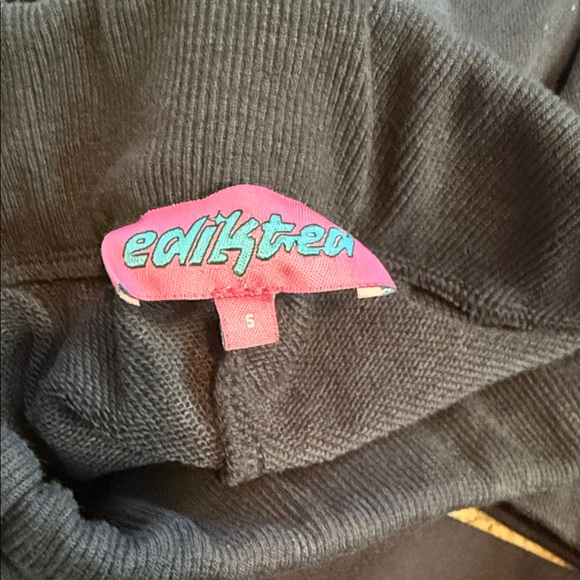 Edikted Navy Blue Sweatpants - Picture 3 of 3